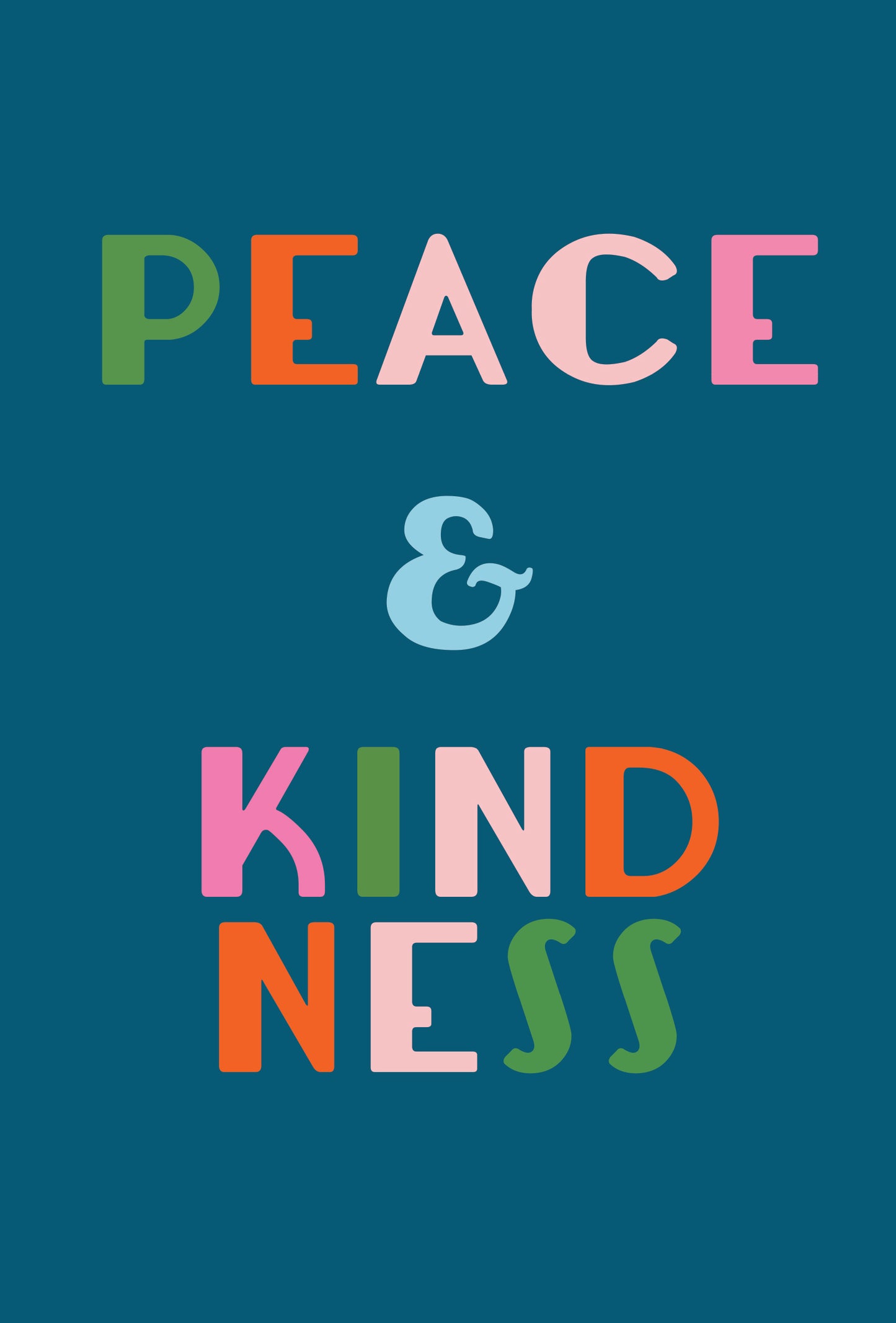 Peace & Kindness - Holiday Card