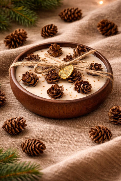 Woodland Pinecone Wood Wick Candle