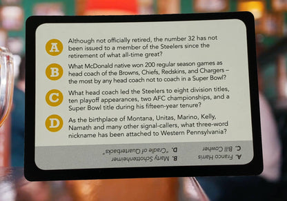 You Gotta Know Pittsburgh - Sports Trivia Game