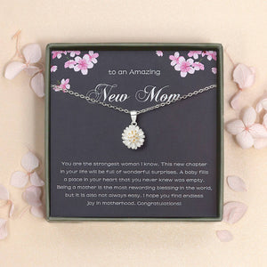 Daisy Necklace - New Mom