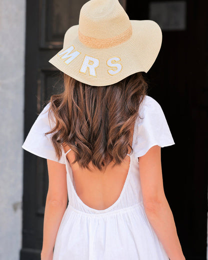 "Mrs." - Floppy Sun Hat