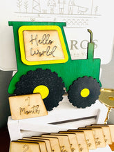Load image into Gallery viewer, Wooden Baby Milestone Set - Tractor