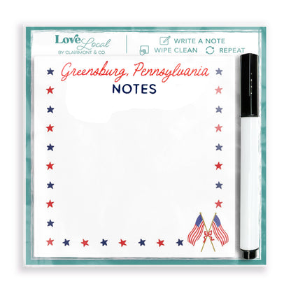 Dry Erase Note Tile - Greensburg Pennsylvania