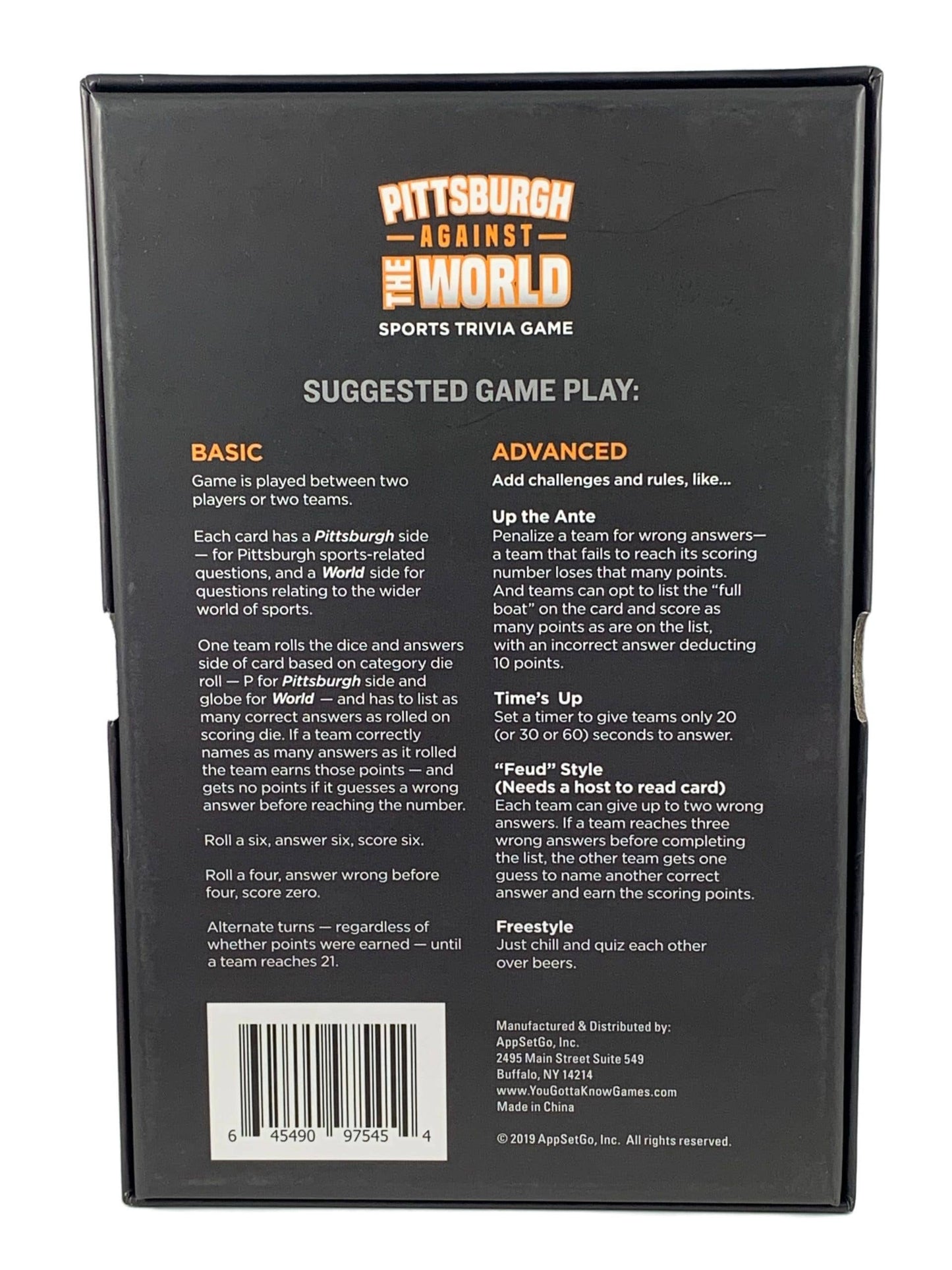 Pittsburgh Against the World - Sports Trivia Game