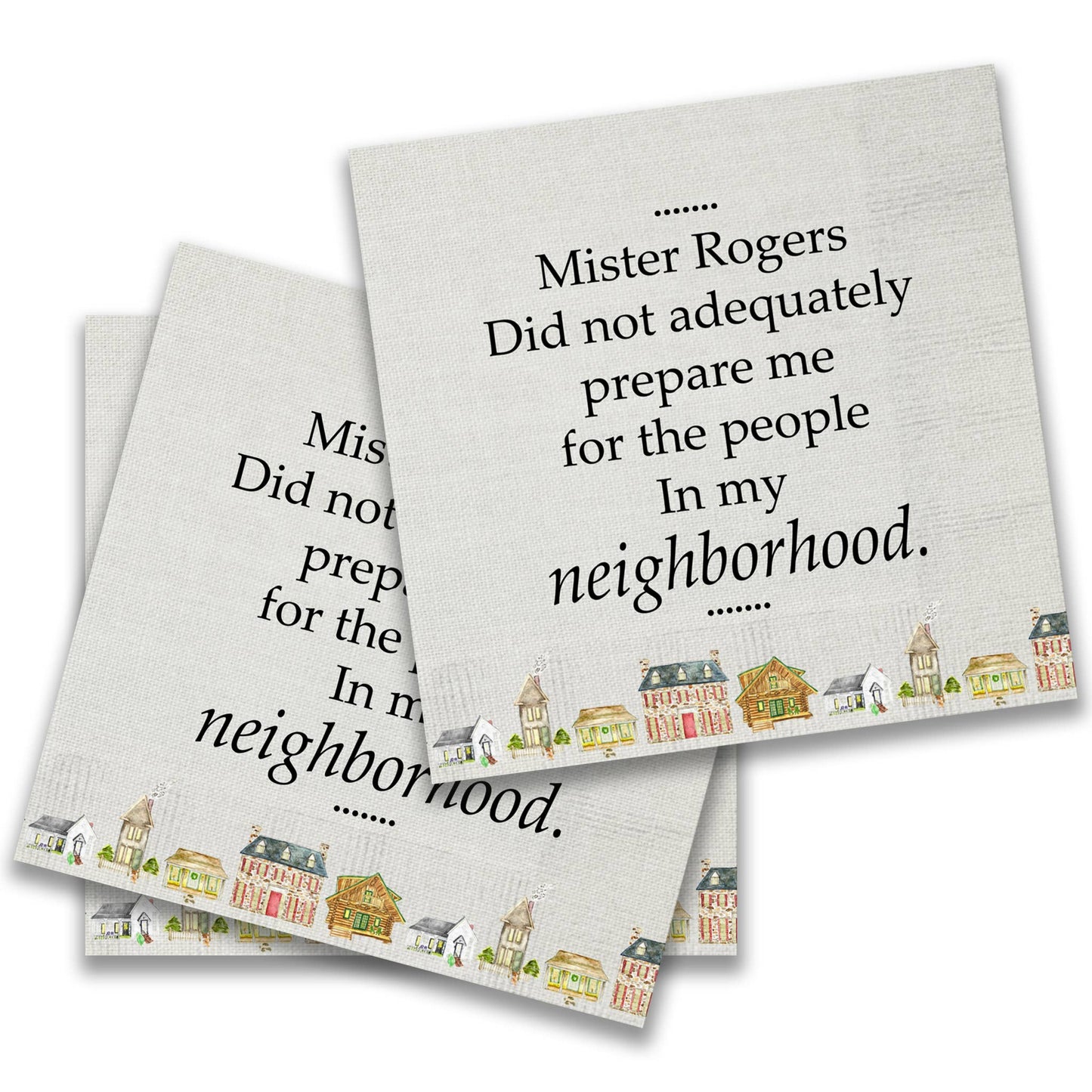 Mister Rogers Cocktail Napkin Pack