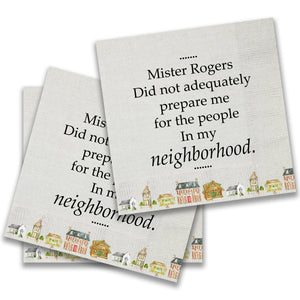 Mister Rogers Cocktail Napkin Pack