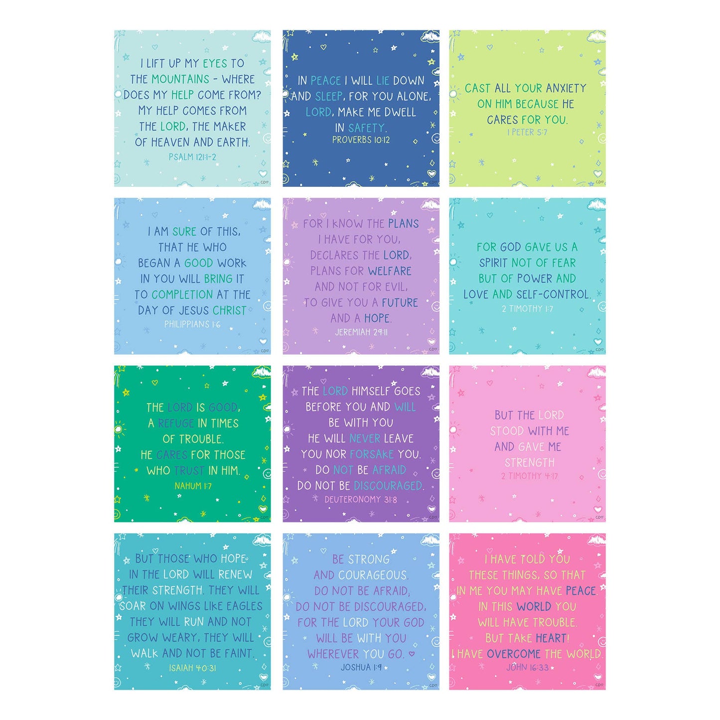 Bible Verse Card Set - For Peace