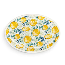 Load image into Gallery viewer, Oval Melamine Platter - Lemons