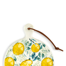 Load image into Gallery viewer, Mini Ceramic Serving Board - Lemons