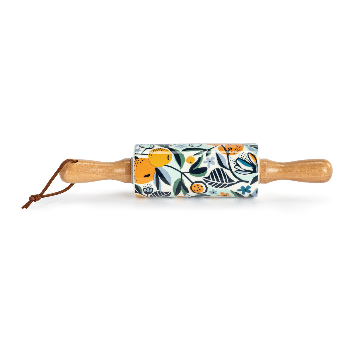 Citrus Blooms Ceramic Rolling Pin