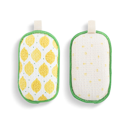 Lemons Absorbent Reversible Sponges Set