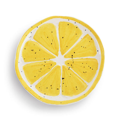 Lemon Shaped Ceramic Plate