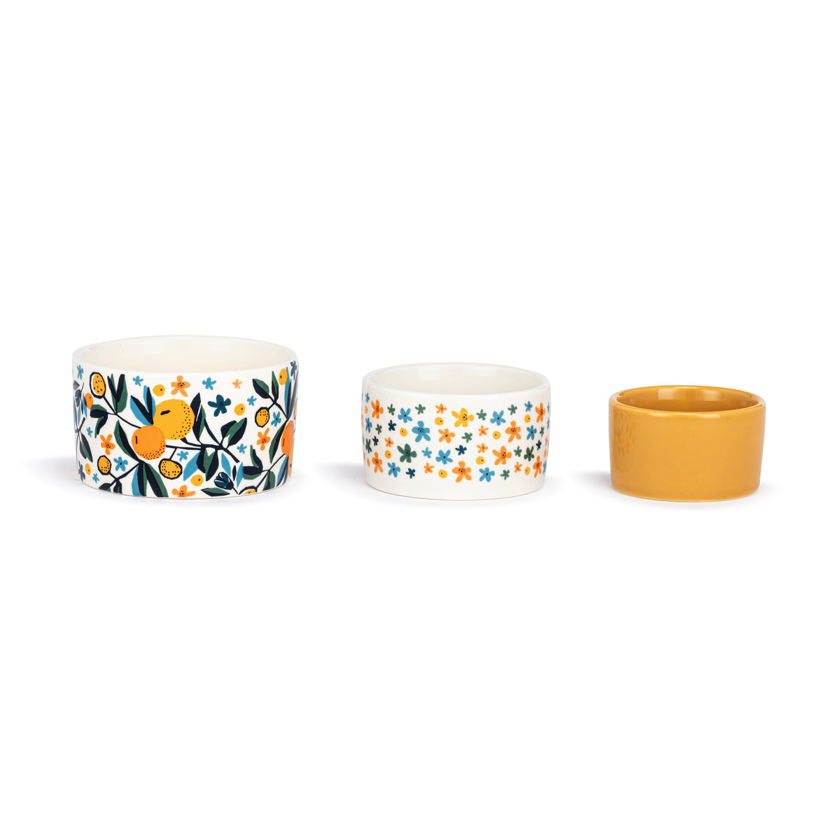 Citrus Blooms Nesting Prep Bowls Set