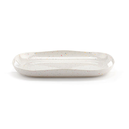 Confetti Melamine Tray with Handles