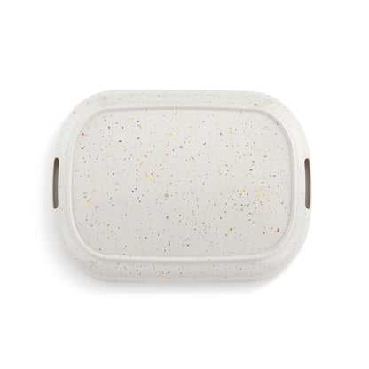 Confetti Melamine Tray with Handles