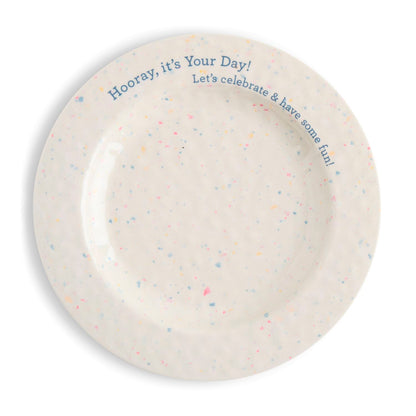 Special Day Confetti Melamine Plate