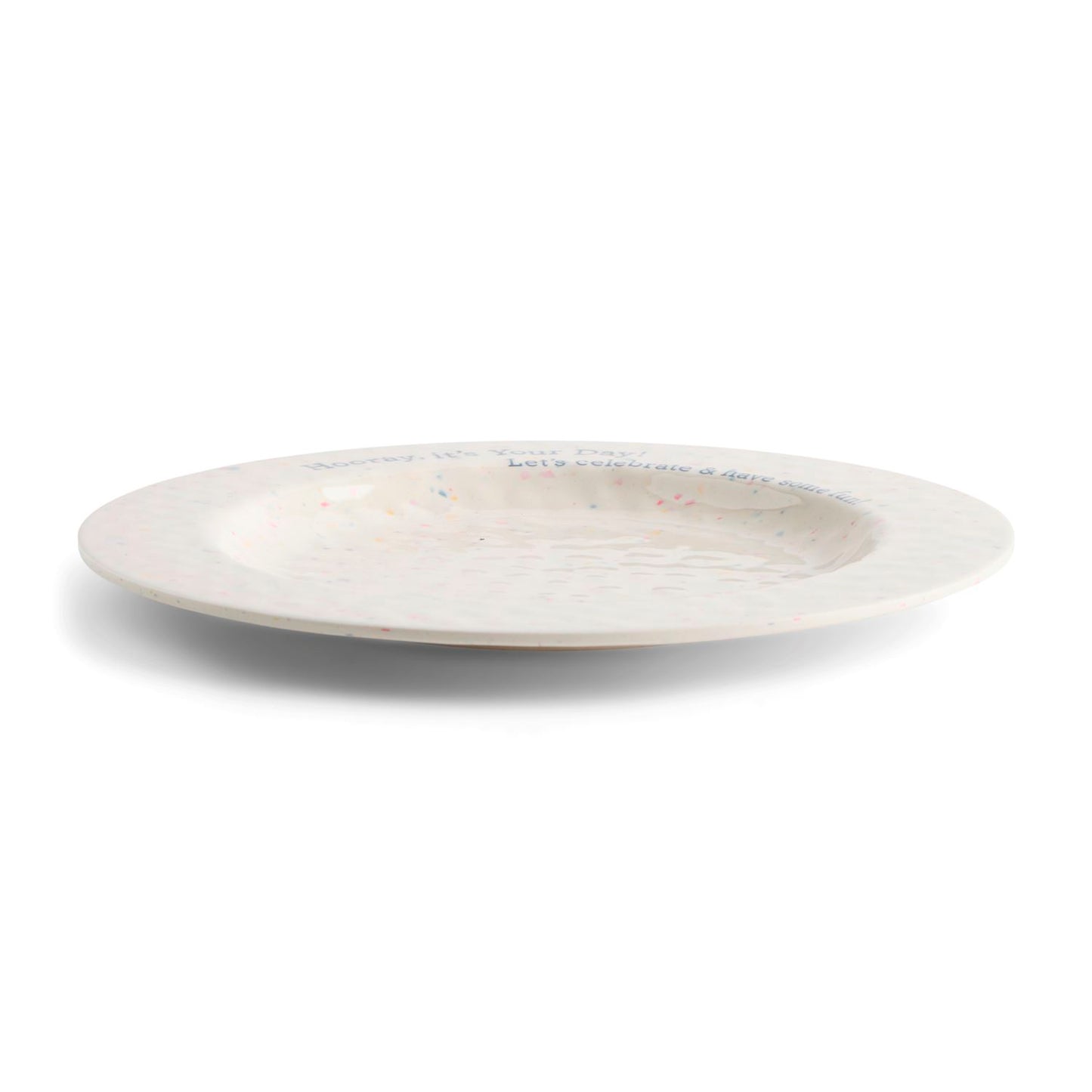 Special Day Confetti Melamine Plate