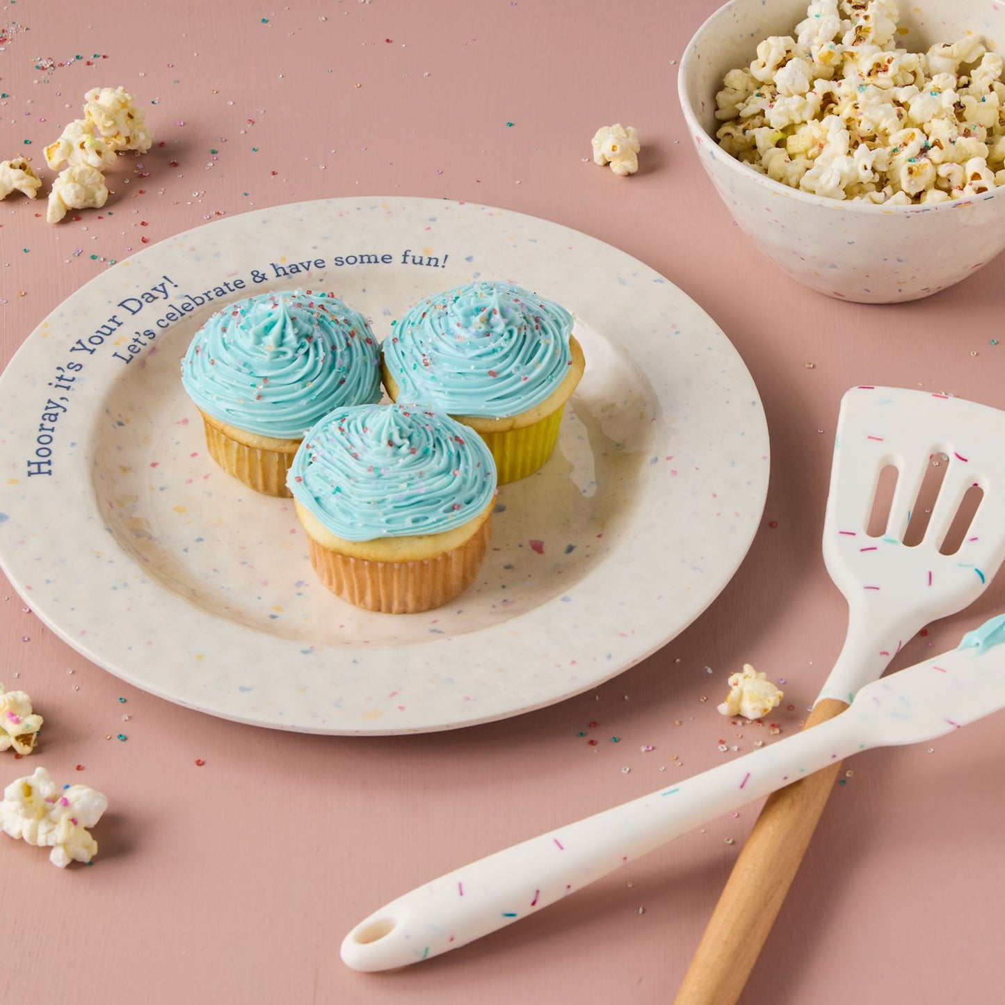 Special Day Confetti Melamine Plate