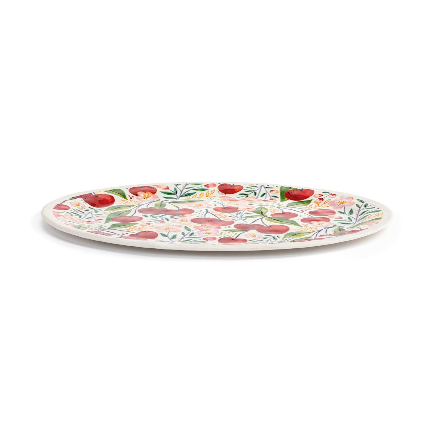 Cherry Bamboo Melamine Oval Platter