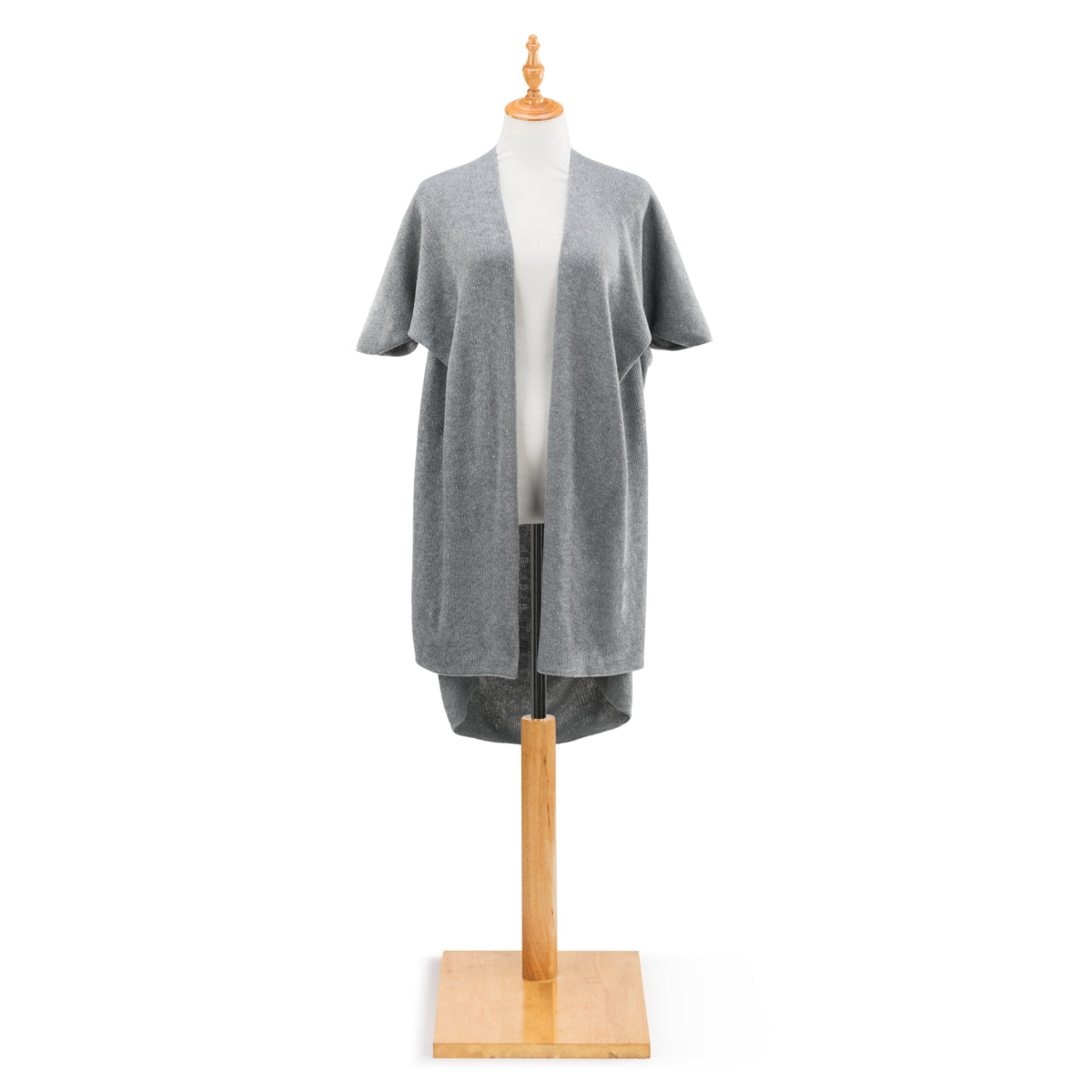 Recycled Knit Duster - Gray