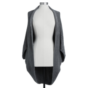 Soft Knit Cocoon - Charcoal