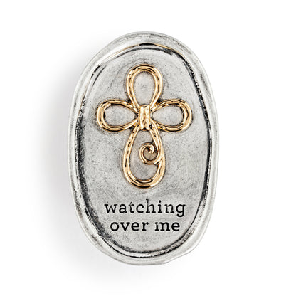 Guardian Angel Visor Clip - Cross
