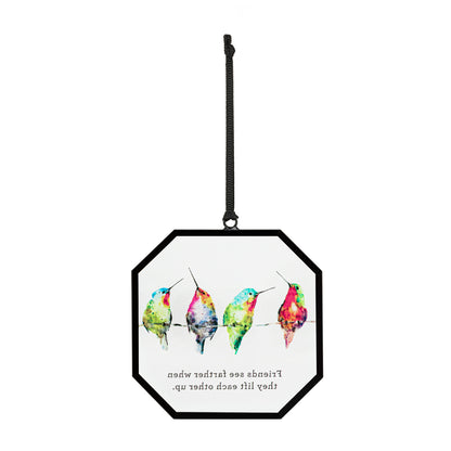 Hummers On A Wire Suncatcher