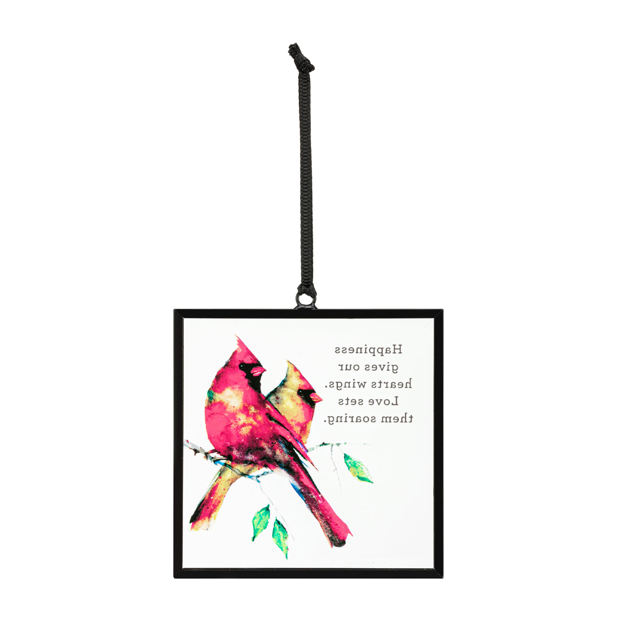Cardinal Pair Suncatcher