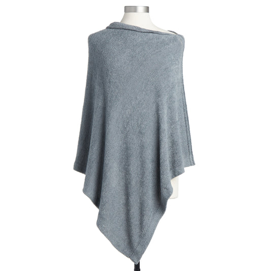 Microfiber Poncho - Grey