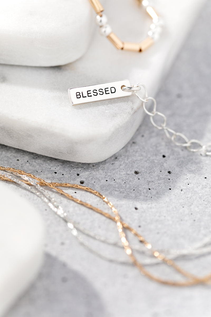 Morse Code Necklace - You're Blessed