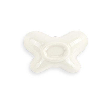 Butterfly Shaped Mini Ceramic Dish - Cream