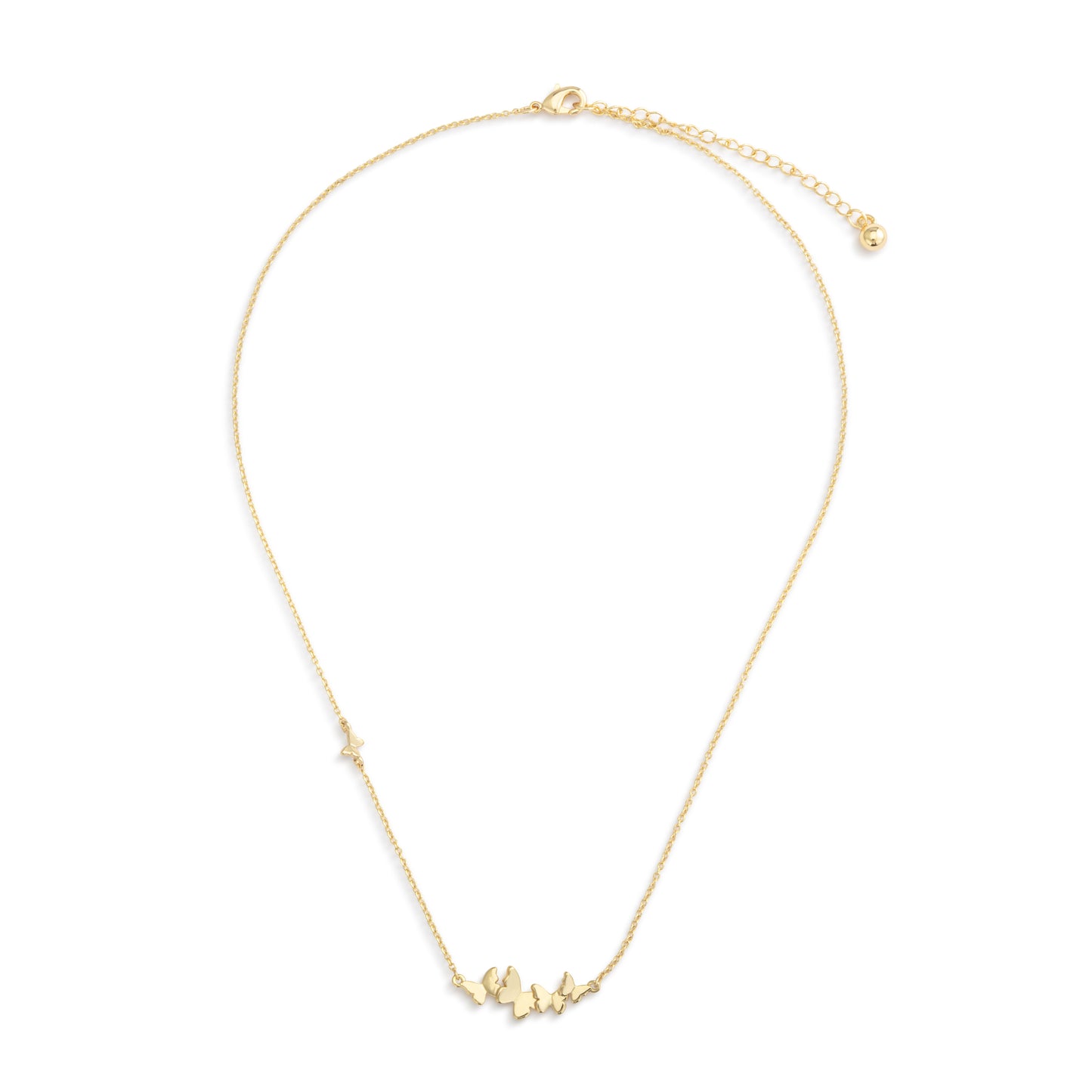 Butterfly Cluster Necklace
