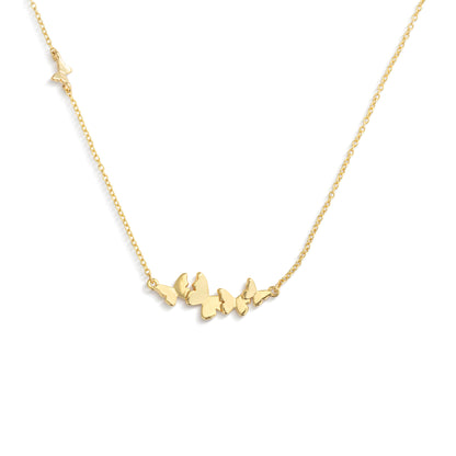 Butterfly Cluster Necklace