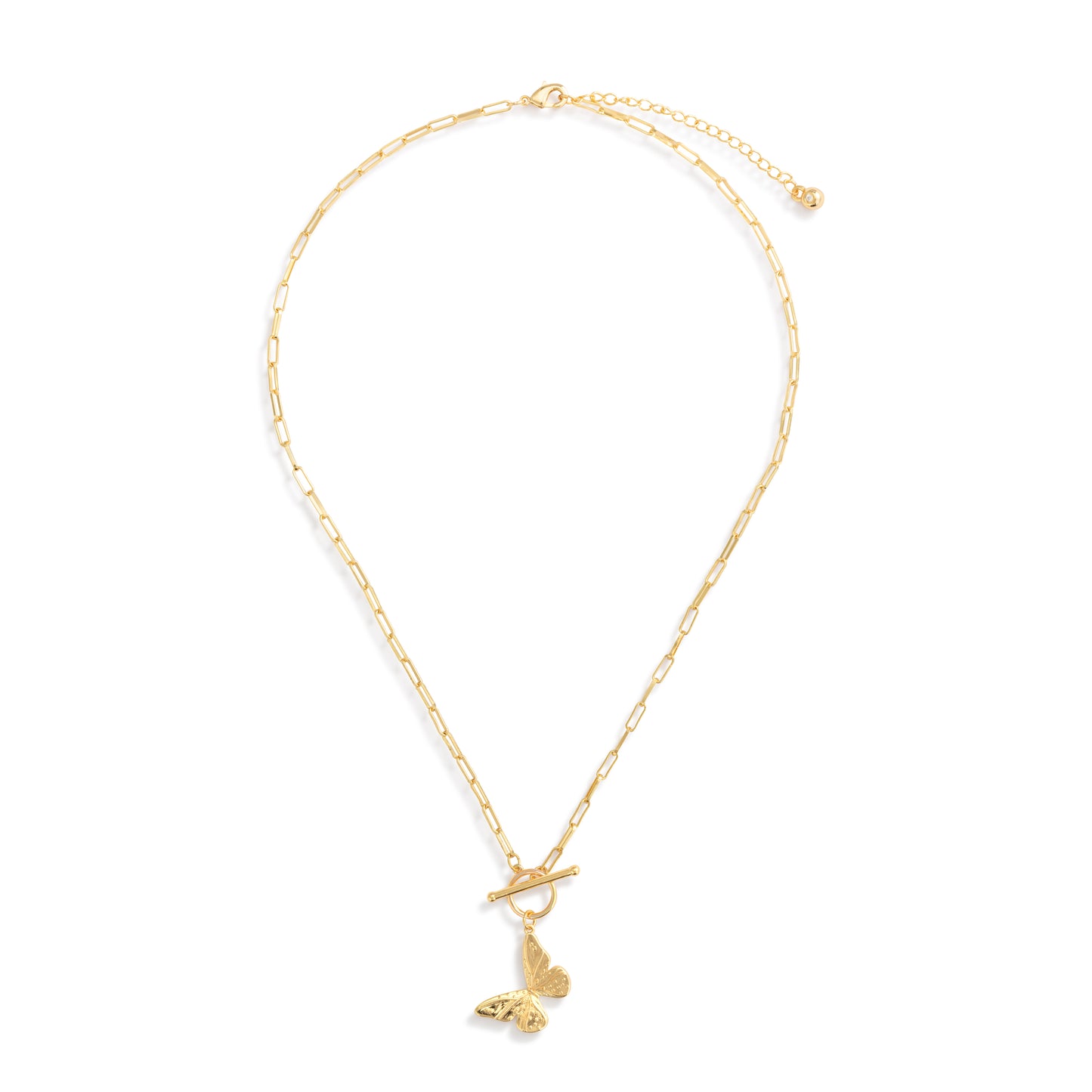 Butterfly Toggle Necklace