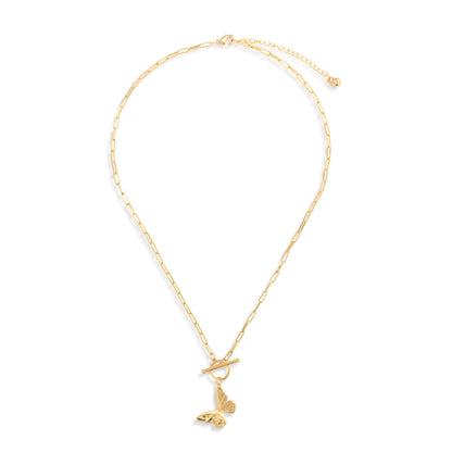 Butterfly Toggle Necklace