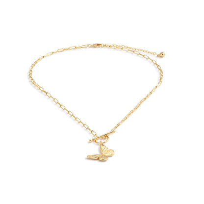 Butterfly Toggle Necklace