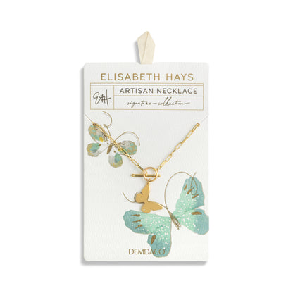 Butterfly Toggle Necklace