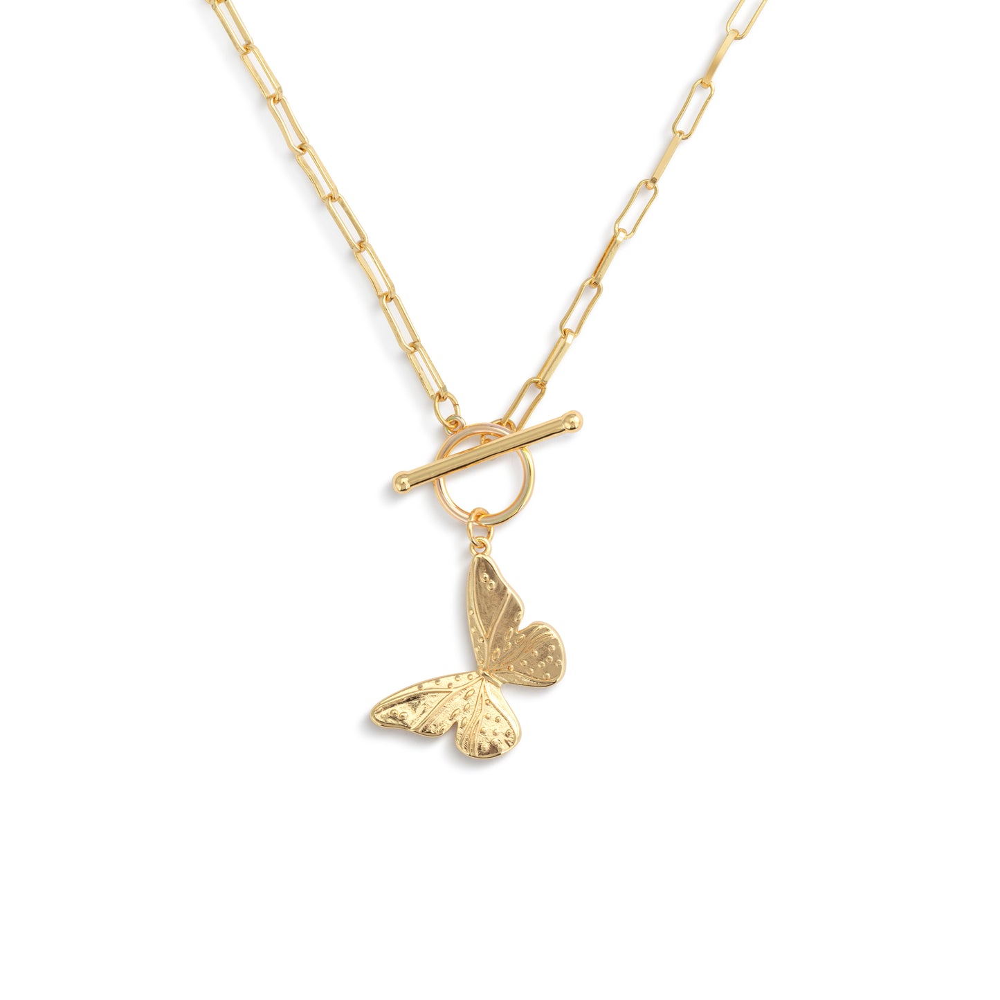 Butterfly Toggle Necklace