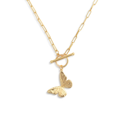 Butterfly Toggle Necklace