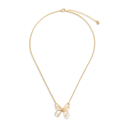 Butterfly Open Charm Necklace