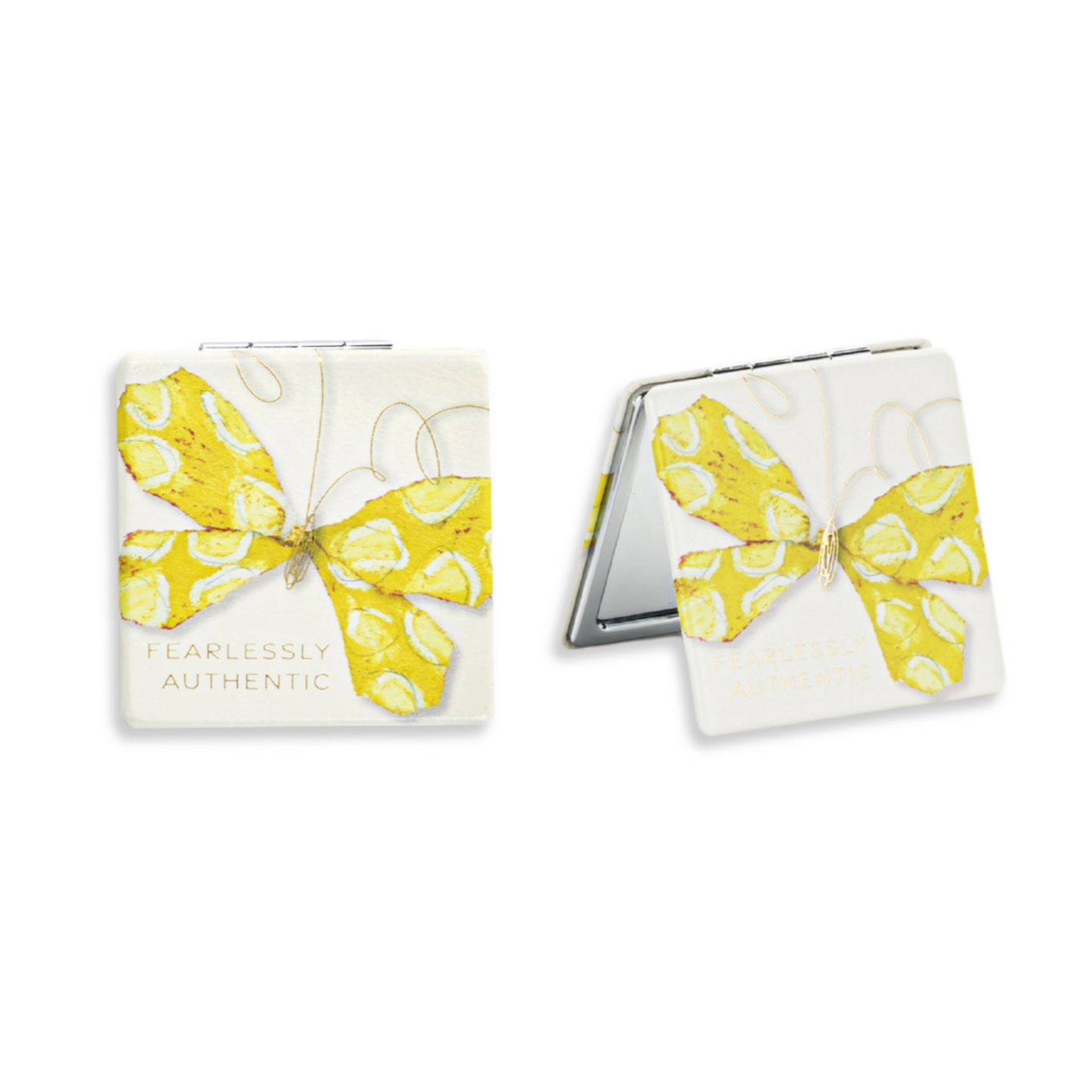 Butterfly Pocket Mirror - Fearlessly Authentic