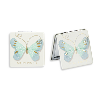 Butterfly Pocket Mirror - Sittin' Pretty