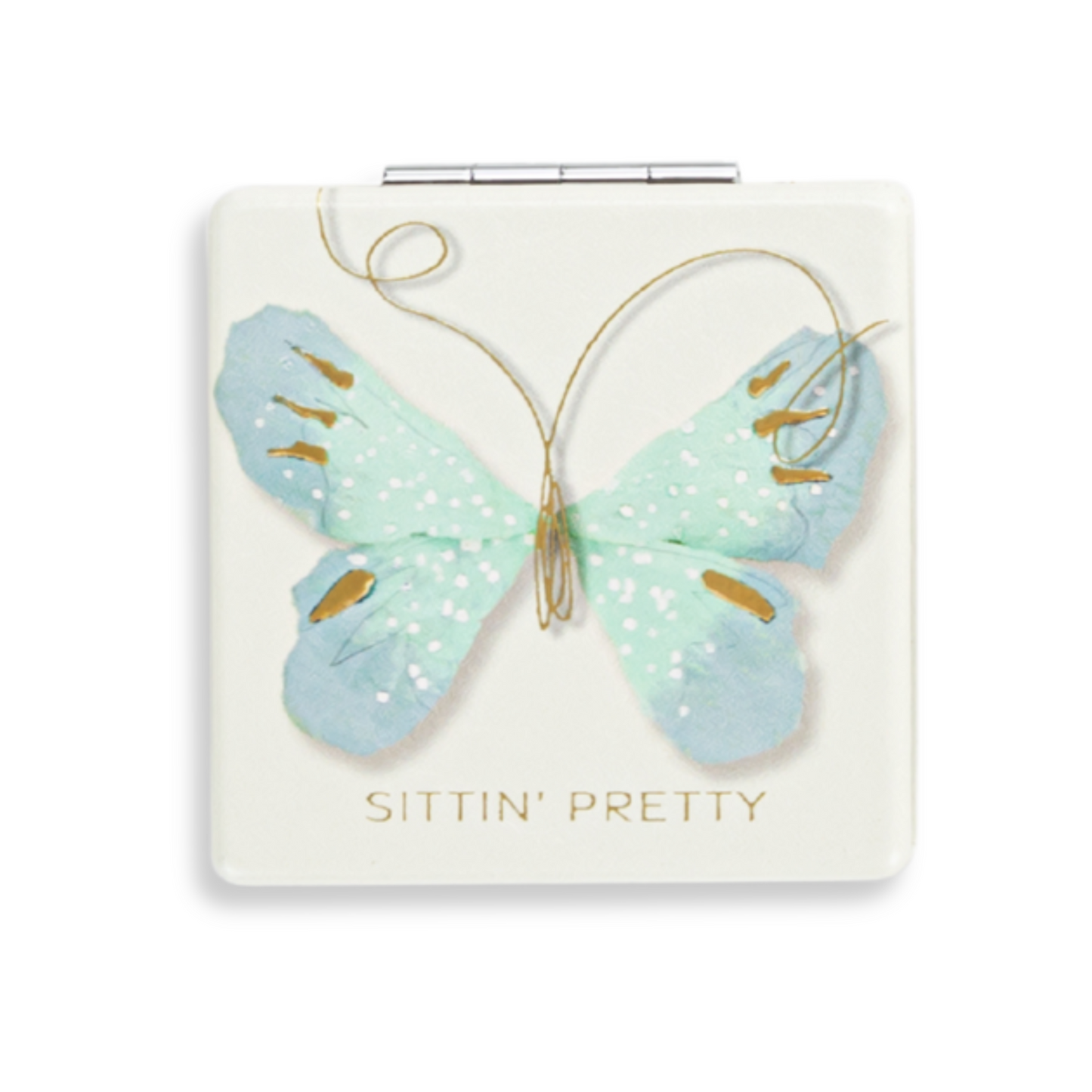 Butterfly Pocket Mirror - Sittin' Pretty