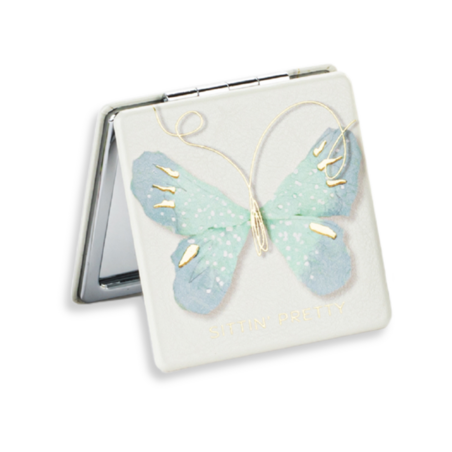 Butterfly Pocket Mirror - Sittin' Pretty