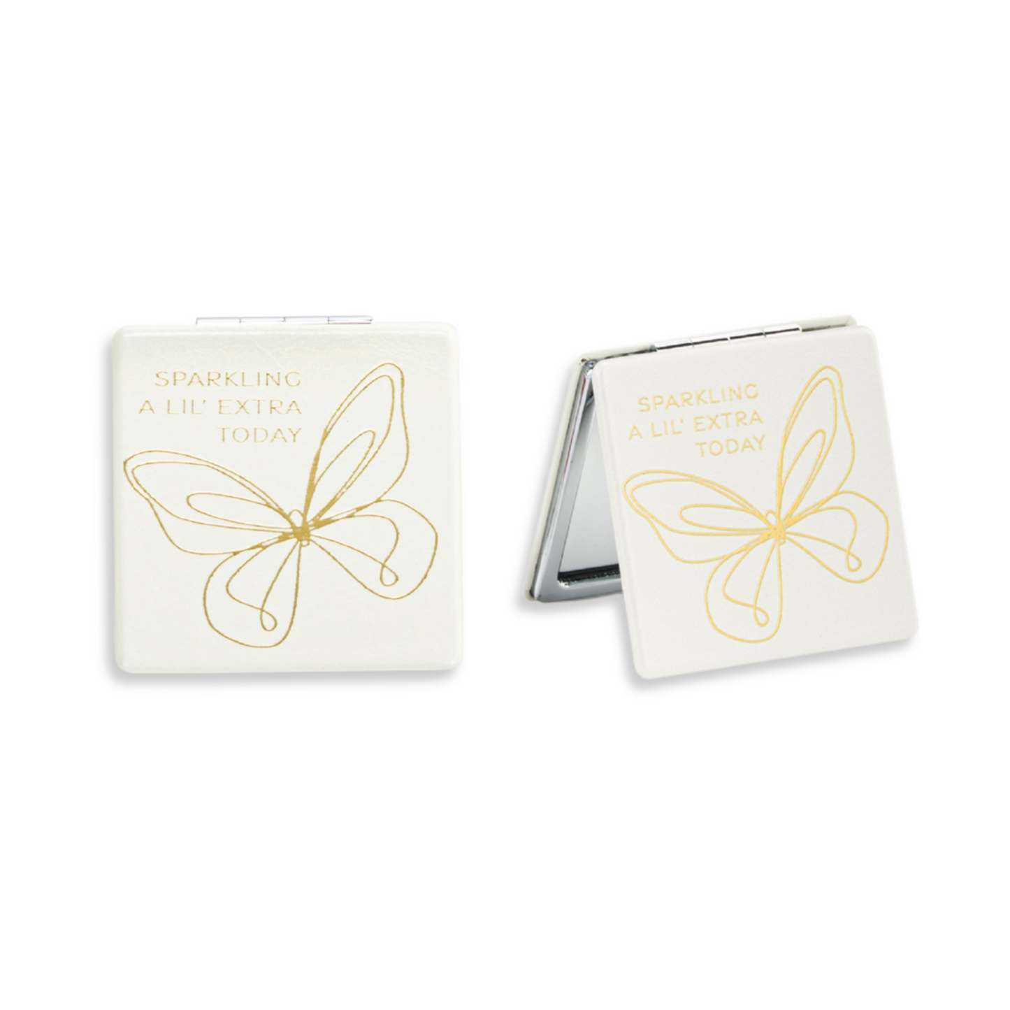 Butterfly Pocket Mirror - Sparkling A Lil' Extra