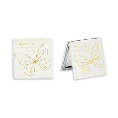 Butterfly Pocket Mirror - Sparkling A Lil' Extra