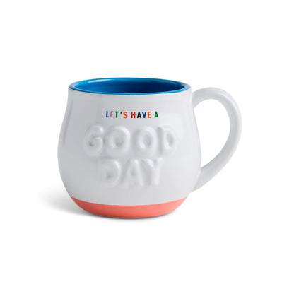 Good Day Embossed Mug
