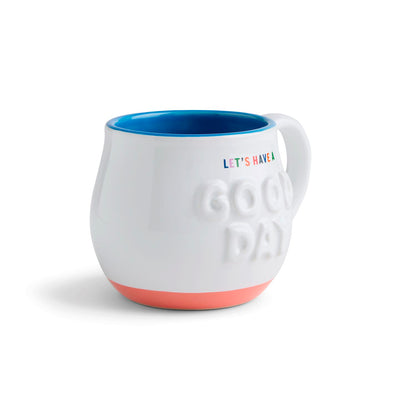Good Day Embossed Mug