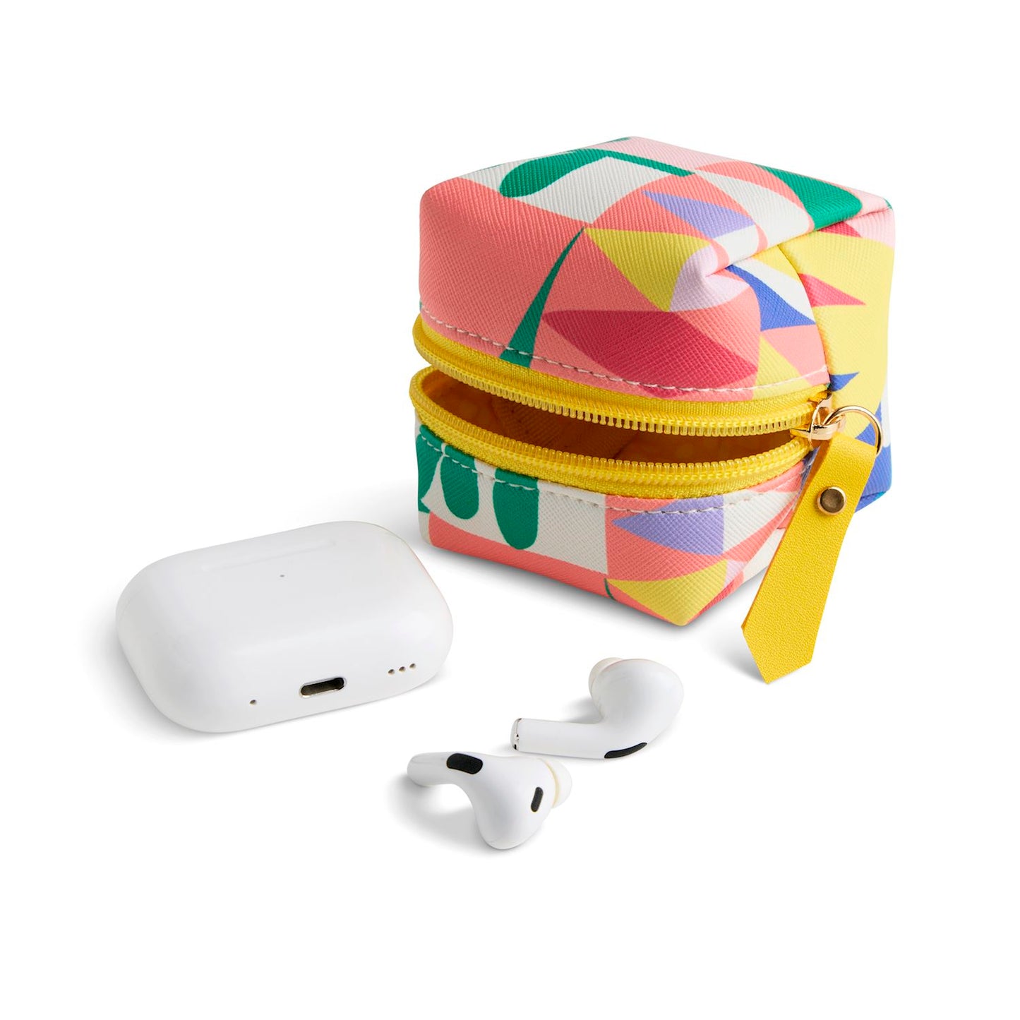 Folk Collage Earbud Case