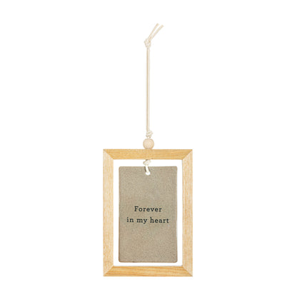 Forever In My Heart Hanging Plaque